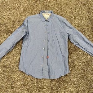 Calvin Klein striped dress shirt slim fit